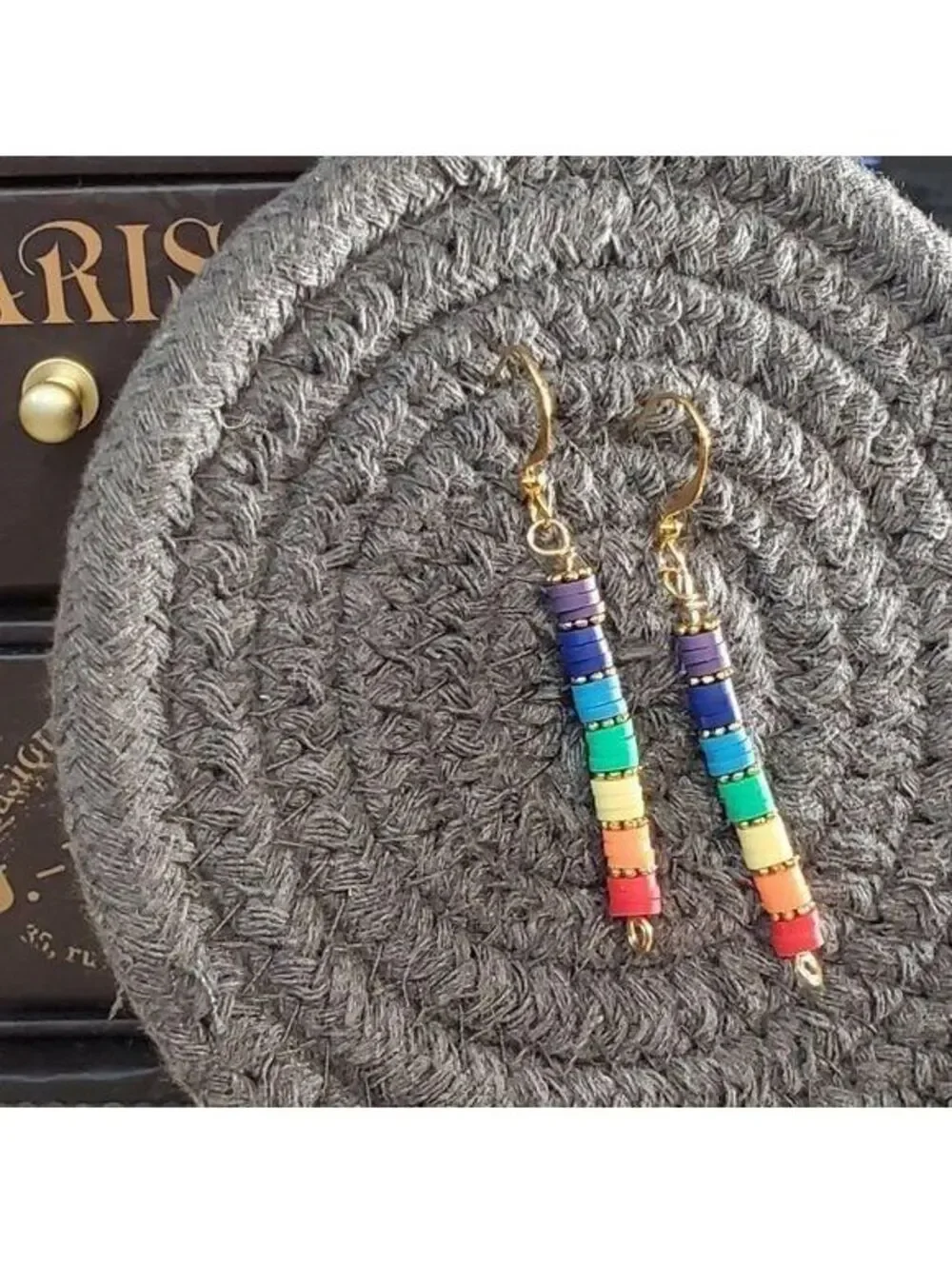 Yoga 7 Chakras Mindfulness Rainbow Earrings